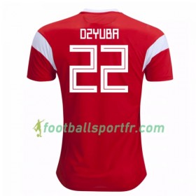 Tenue Russie Dzyuba 22 Domicile Coupe du monde 2018 Maillot de Foot
